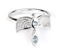 Offizieller Harry Potter Diadem Ring Sterlingsilber Größe M, M, Sterlingsilber Kristall, Medium, Sterling Silber, Kristall