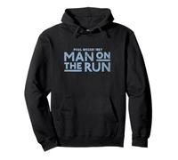 Offizieller Paul McCartney Man On The Run Text Pullover Hoodie