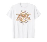 Offizielles AC/DC Band High Voltage Album Cover Logo T-Shirt, Herren, Weiß, 5XL