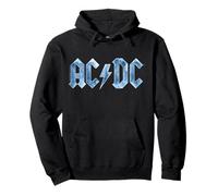 Offizielles AC/DC Blue Ice Logo Band Pullover Hoodie