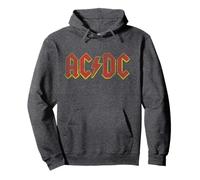 Offizielles AC/DC Distressed Rot Logo Band Vintage Pullover Hoodie