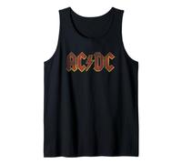 Offizielles AC/DC Distressed Rot Logo Band Vintage Tank Top