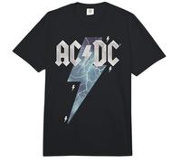 Offizielles AC/DC Double Lightning Bolt Comfort Colors Adult Heavyweight T-Shirt