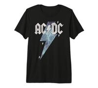 Offizielles AC/DC Double Lightning Bolt Premium T-Shirt