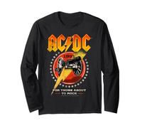 Offizielles AC/DC for Those About to Rock 1981 Tour Rot Langarmshirt