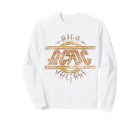 Offizielles AC/DC High Voltage Logo Weiß Sweatshirt