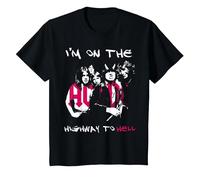 Offizielles AC/DC Highway to Hell Rockband T-Shirt, Kinder, Schwarz, 140