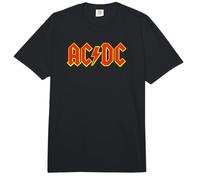 Offizielles AC/DC Logo Gelb Rot Rock Musik Band Fan Geschenk Comfort Colors Adult Heavyweight T-Shirt