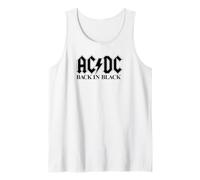 Offizielles AC/DC Logo Rock Musik Band Back In Black Tank Top