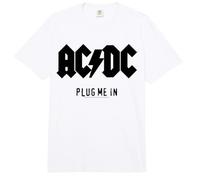 Offizielles AC/DC Plug me In Logo Comfort Colors Adult Heavyweight T-Shirt