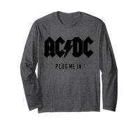 Offizielles AC/DC Plug me In Logo Langarmshirt