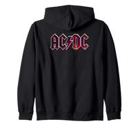 Offizielles AC/DC Raw Distressed Logo Band Hard Rock Kapuzenjacke