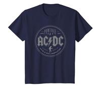 Offizielles AC/DC Rock N Roll Damnation Band Heavy Metal T-Shirt, Kinder, Marineblau, 104