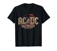 Offizielles AC/DC Rock or Bust US Flag Rock Band T-Shirt