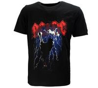 Offizielles AC/DC Thunderstruck Band-T-Shirt M Schwarz