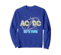 Offizielles AC/DC Vintage Tour 1978 Blau Sweatshirt