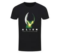 Offizielles Alien (1979) Film T-Shirt - Nostromo Crew Vintage Poster Grafik Tee | Unisex Erwachsene, Schwarz , XL