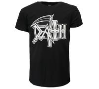 Offizielles Band-T-Shirt mit Death-Logo - offizielles Merchandise XXL Schwarz
