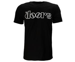 Offizielles Band-T-Shirt mit The Doors-Logo S Schwarz