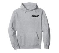 Offizielles Billie Eilish Logo Musik Merch für Fans Pullover Hoodie, Unisex für Erwachsene, Grau Meliert, XXL