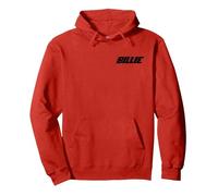 Offizielles Billie Eilish Logo Musik Merch für Fans Pullover Hoodie, Unisex für Erwachsene, Rot, S