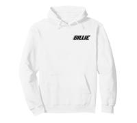 Offizielles Billie Eilish Logo Musik Merch für Fans Pullover Hoodie, Unisex für Erwachsene, Weiß, XL
