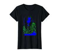 Offizielles Billie Eilish Neon Musik Merch für Fans T-Shirt, Damen, Schwarz, S