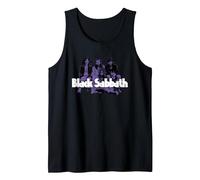 Offizielles Black Sabbath Foto in lila Tank Top, Herren, Schwarz, XL