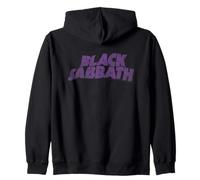 Offizielles Black Sabbath Retro Wavy Logo Kapuzenjacke