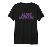 Offizielles Black Sabbath Retro Wavy Logo Premium T-Shirt