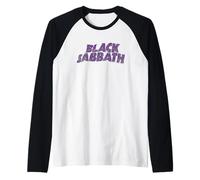 Offizielles Black Sabbath Retro Wavy Logo Raglan