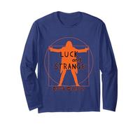 Offizielles David Gilmour Luck and Strange Orange and Black Langarmshirt