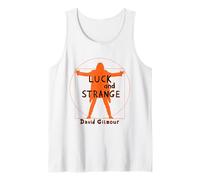 Offizielles David Gilmour Luck and Strange Orange and Black Tank Top
