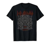 Offizielles Def Leppard Love Bites Song Logo Retro Band T-Shirt, Herren, Schwarz, M