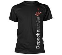 Offizielles Depeche Mode - Violator Side Rose - schwarzes Baumwoll-T-Shirt Gr. L, Schwarz