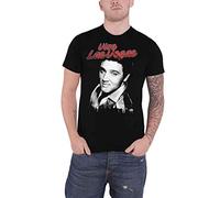 Offizielles Elvis - Viva Las Vegas Herren-T-Shirt, Schwarz , L