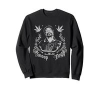 Offizielles Foto von Snoop Dogg L.B.C Sweatshirt, Unisex für Erwachsene, Schwarz, S