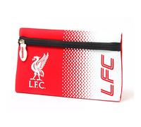 Offizielles Fußball Team Neopren-Federmäppchen mit Reißverschluss, flach, verblasst, liverpool fc, 22cm x 13cm