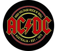 Offizielles Lizensed Back Patch AC/DC HIGH VOLTAGE Großer Aufnäher für Jacken