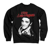 Offizielles Lizenzprodukt Elvis - Viva Las Vegas Sweatshirt (Schwarz) Large