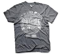 Offizielles Lizenzprodukt Save The Clock Tower Herren T-Shirt (Dark Heather), Large