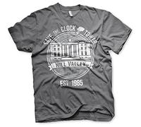 Offizielles Lizenzprodukt Save The Clock Tower Herren T-Shirt (Dunkelgrau), X-Large