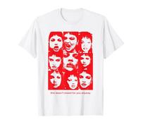 Offizielles Lola Young Red Photo Grid T-Shirt