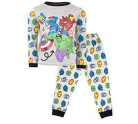 Offizielles Marvel Avengers Pyjama-Set | Alter 3-10 Jahre erhältlich | Langarm Avengers PJs | 100% Baumwolle | Offizieller Marvel Merchandise
