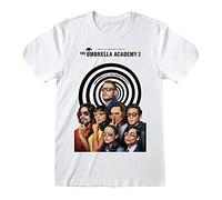 Offizielles Netflix Umbrella Academy Family Unisex weißes T-Shirt Gr. XL, weiß