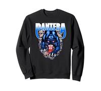 Offizielles Pantera Vintage Band Logo Groove Metal Retro Sweatshirt, Unisex für Erwachsene, Schwarz, XXL