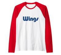Offizielles Paul McCartney Wings 70er Jahre Logo Raglan
