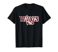 Offizielles Paul McCartney & Wings Type Logo T-Shirt, Herren, Schwarz, 5XL