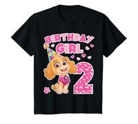 Offizielles Paw Patrol Merchandise Skye Birthday Girl Age 2 T-Shirt