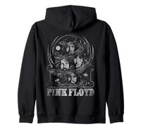 Offizielles Pink Floyd Distressed Faces Rock Musik Kapuzenjacke